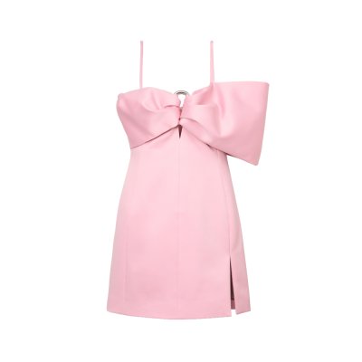 THE SATIN POP J MARC BOW DRESS